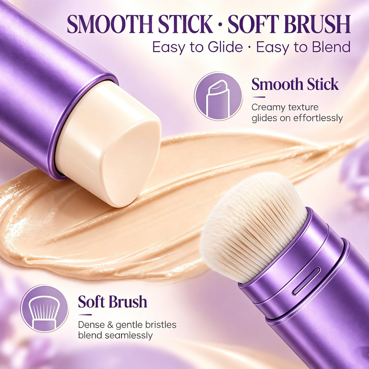 🎉 Limited Time: 50% Off 🔥✨2-in-1 Color-Changing Foundation Stick❤️Buy 2 Get 1 Free