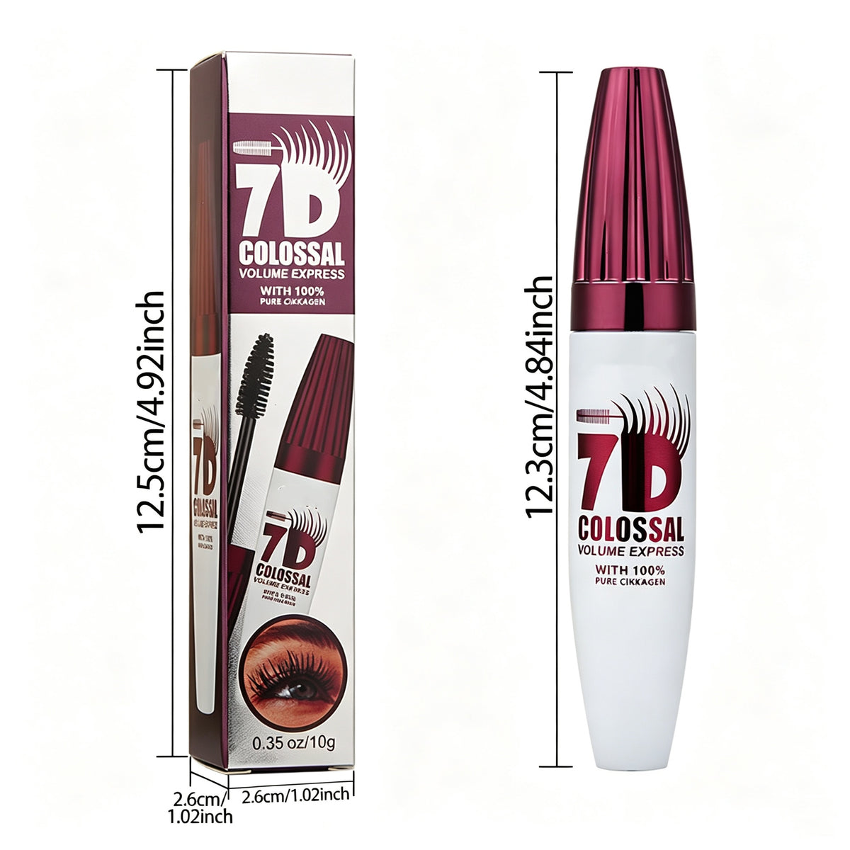 7D Waterproof Mascara – Buildable, Defined-Looking Lash Finish