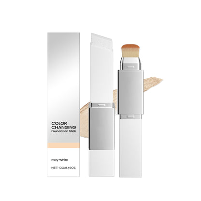 2-in-1 Color Changing Foundation Stick with Brush