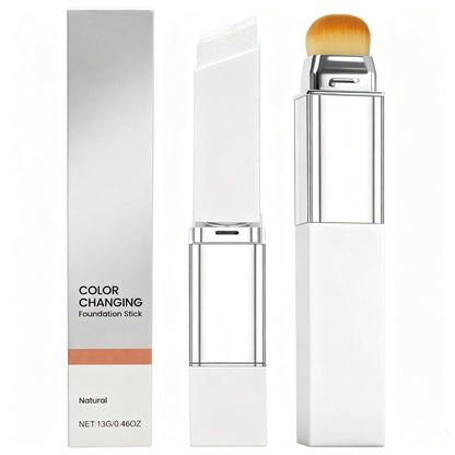 2-in-1 Color Changing Foundation Stick with Brush