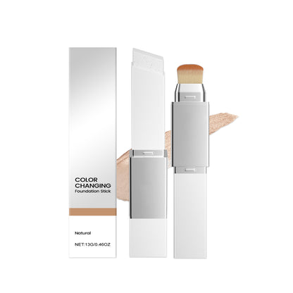 2-in-1 Color Changing Foundation Stick with Brush