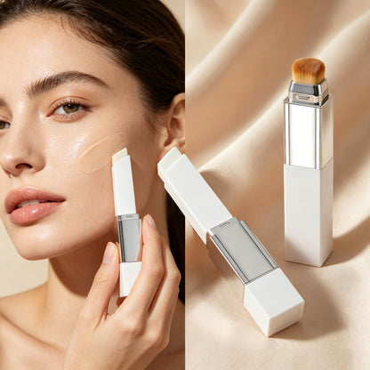 2-in-1 Color Changing Foundation Stick with Brush
