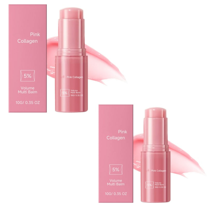 🔥Last Day-Buy 2 Get 2 Free!🎁Pink Collagen Volume Multi Balm Stick