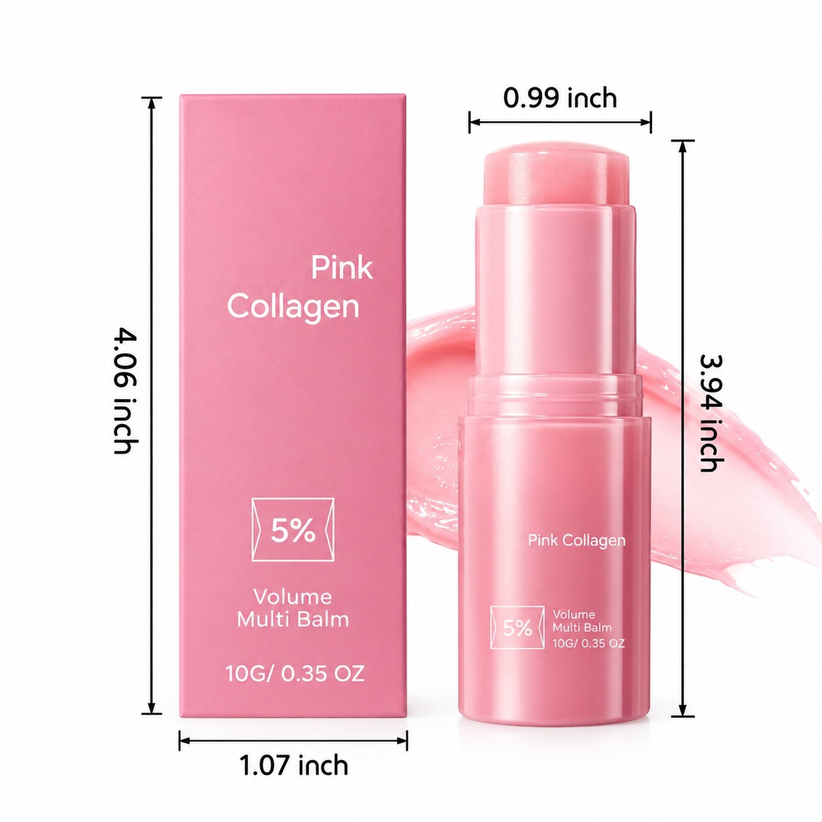 🔥Last Day-Buy 2 Get 2 Free!🎁Pink Collagen Volume Multi Balm Stick