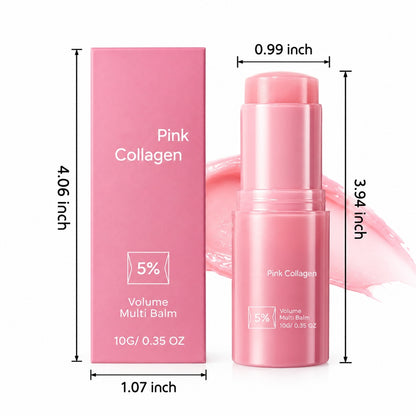 🔥Last Day-Buy 2 Get 2 Free!🎁Pink Collagen Volume Multi Balm Stick