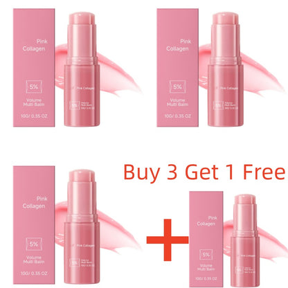 🔥Last Day-Buy 2 Get 2 Free!🎁Pink Collagen Volume Multi Balm Stick