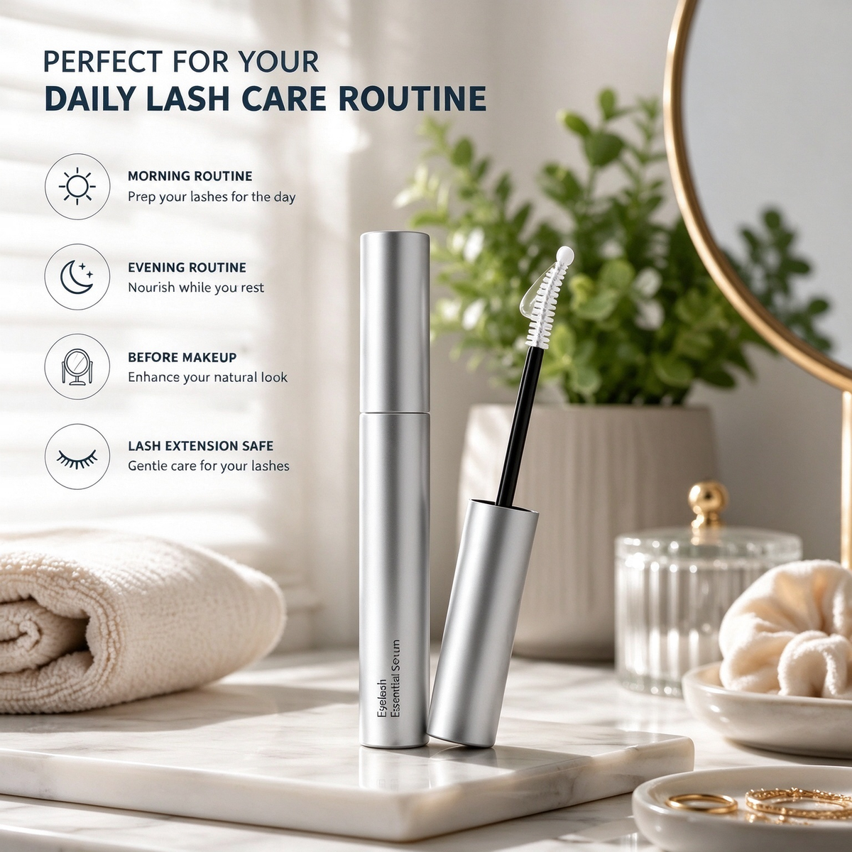 👁️ Lash & Brow Serum ✨ 2-in-1 Eyelash Enhancing Serum