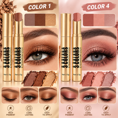 🔥 3-Color Eyeshadow Stick — 💰 Save More Today